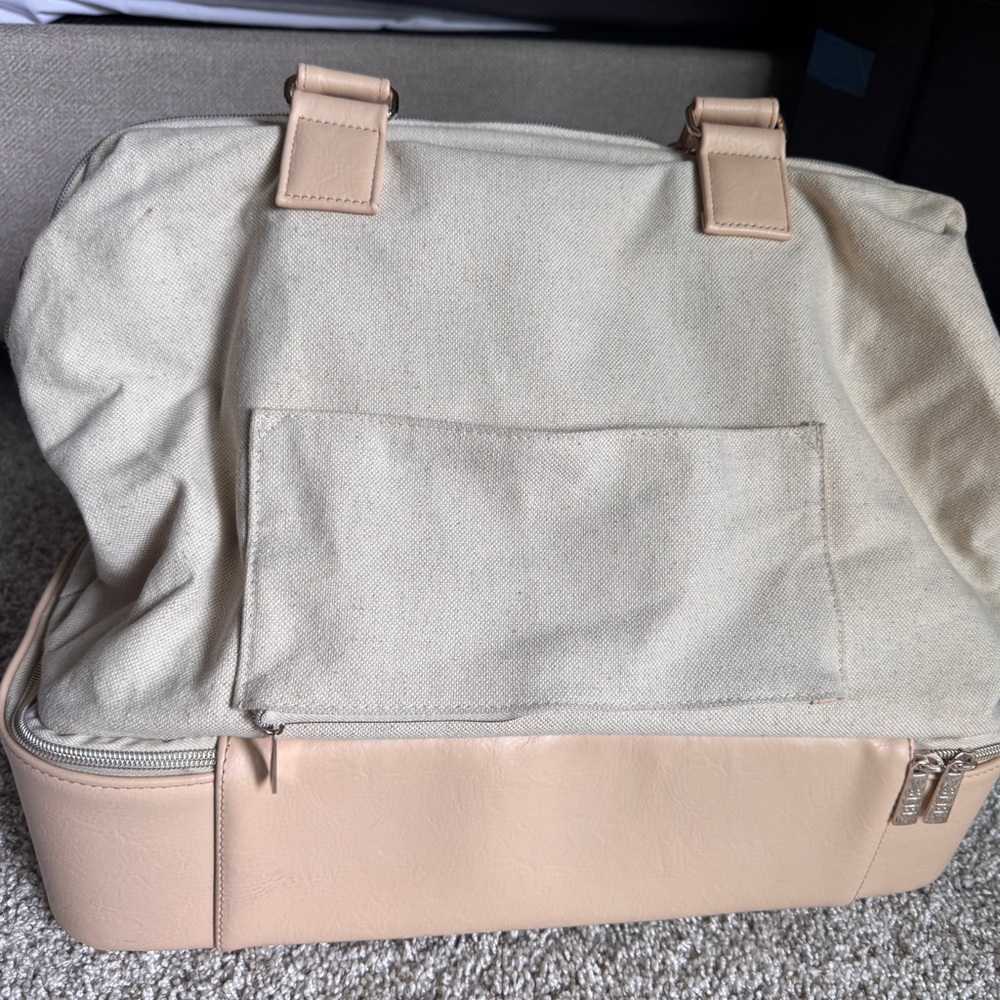 BEIS Mini Weekender- Beige - Picture 2 of 6